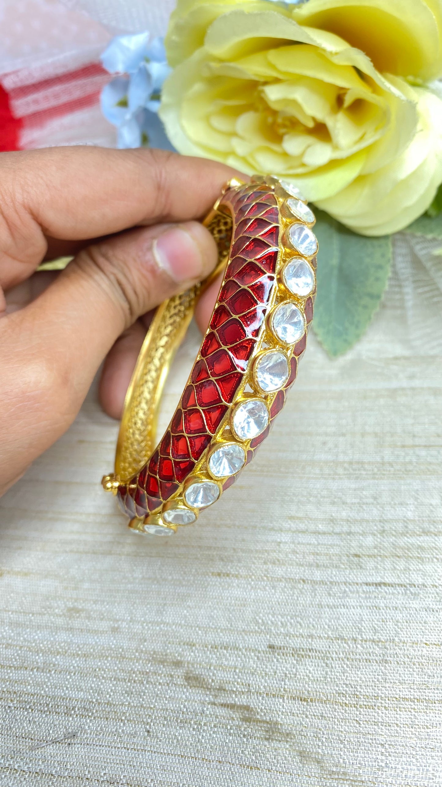 Kundan bracelet