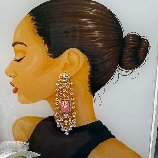 Ritu’s Doublet long earrings- Part Statement Earrings