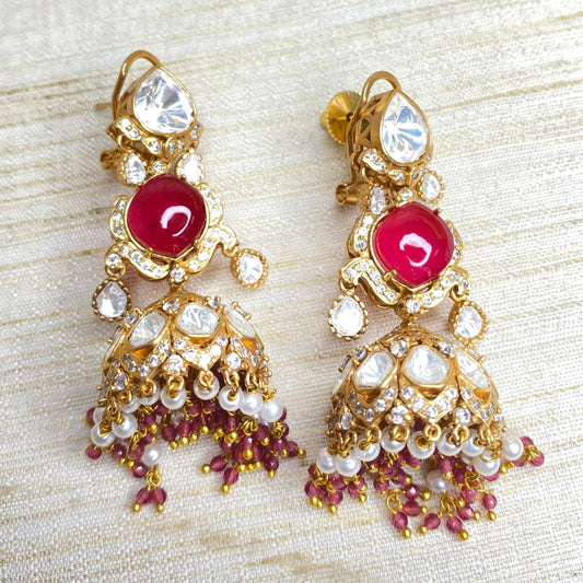 Beautiful kundan jhumki⭐️