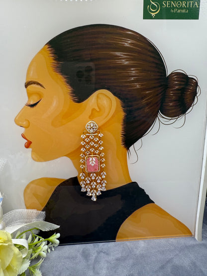 Ritu’s Doublet long earrings- Part Statement Earrings