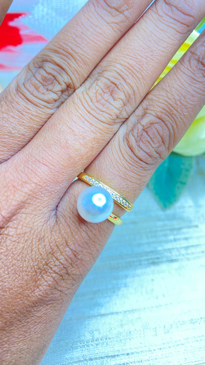 Eternal pearl ring