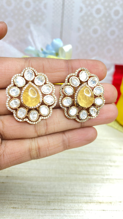 Kundan studs