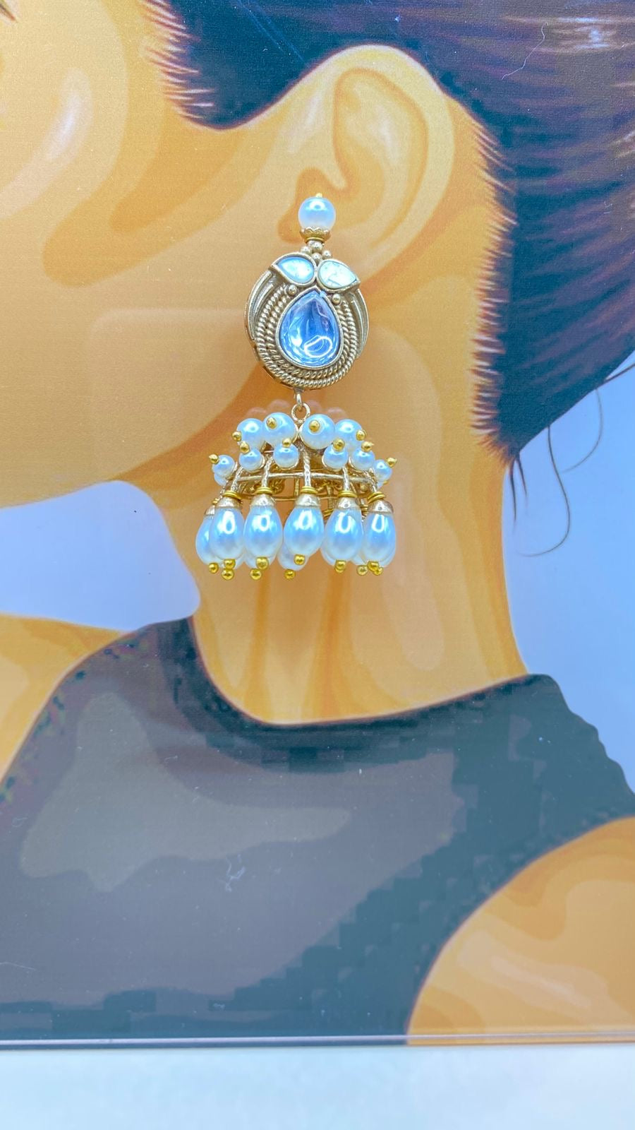 Gulbahaar jhumkis