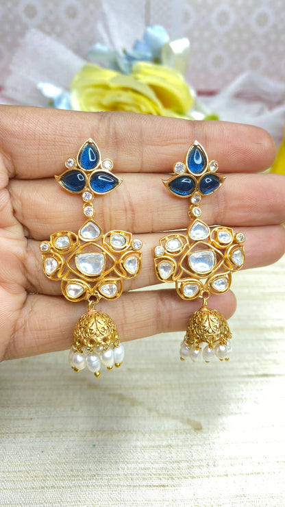 Kundan earrings