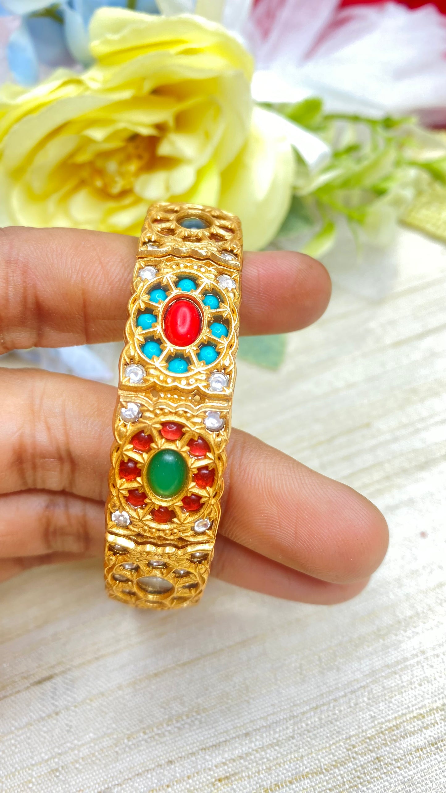 Kundan bracelet