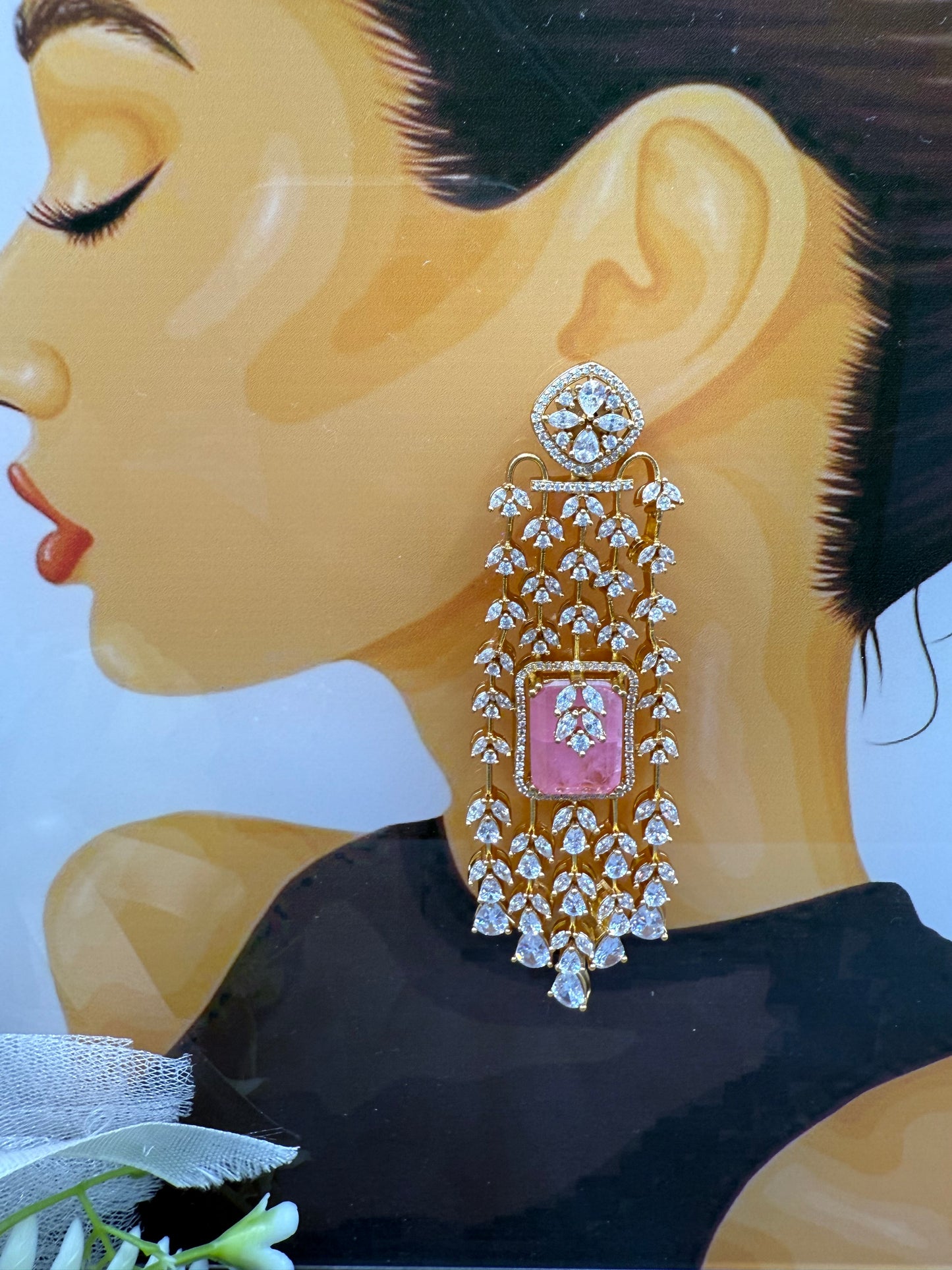 Ritu’s Doublet long earrings- Part Statement Earrings