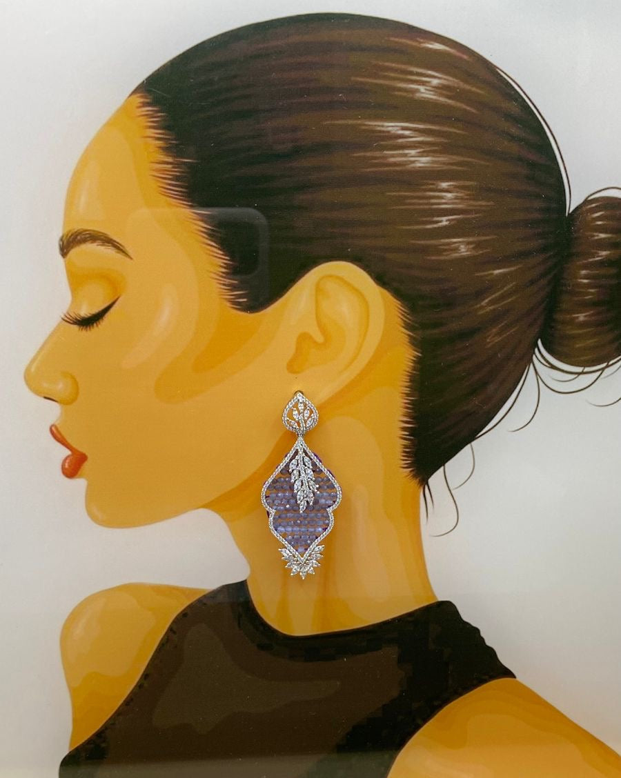 Midnight sparkle Earrings ❤️