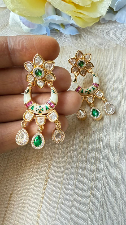 Kundan earrings