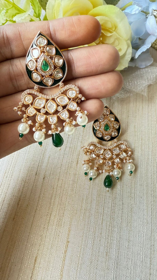 Kundan earrings