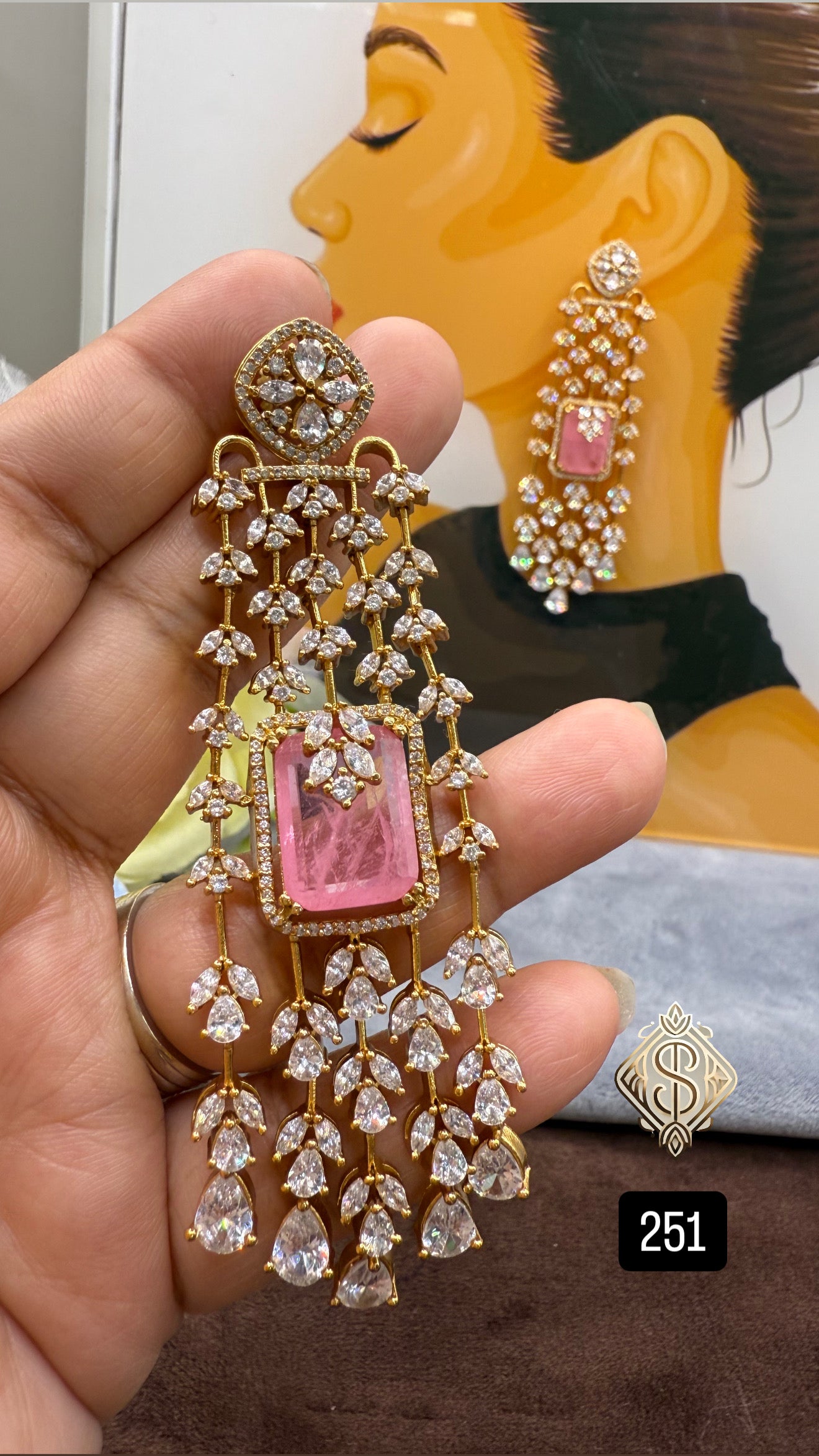 Ritu’s Doublet long earrings- Part Statement Earrings