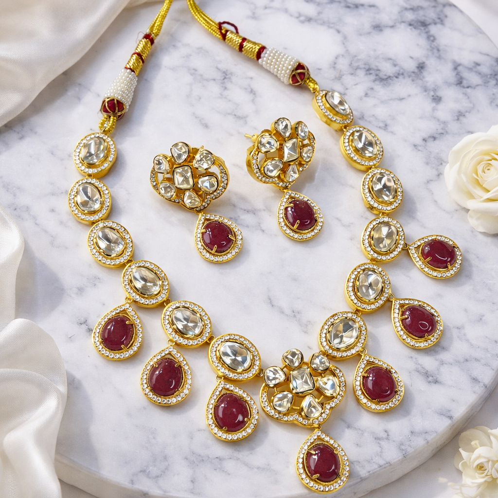 Noor-e-Ruby Royale Set