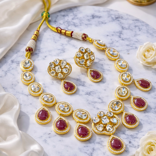Noor-e-Ruby Royale Set