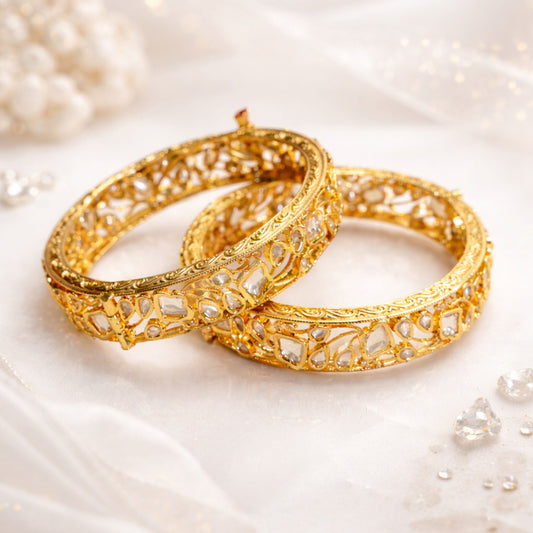 Royal Polki Bangles openable