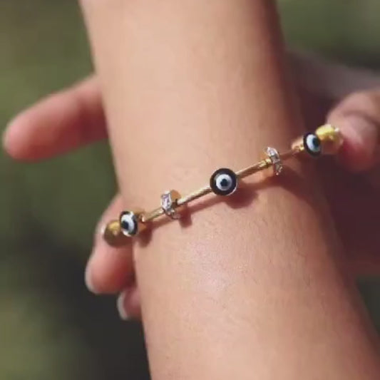 Evil eye bracelet