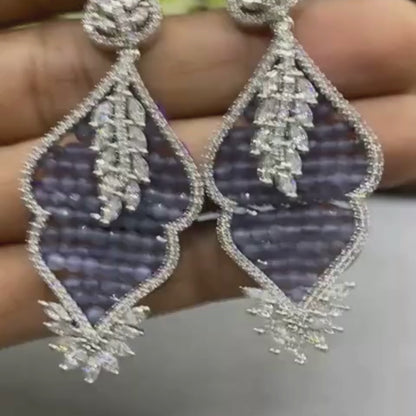 Midnight sparkle Earrings ❤️