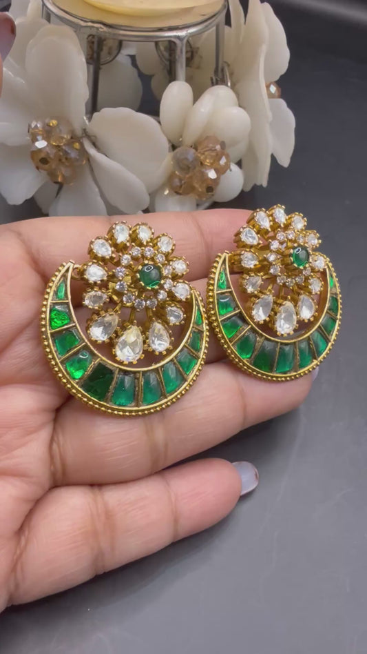 Nazia Emerald Chandbali