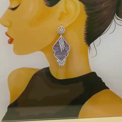 Midnight sparkle Earrings ❤️