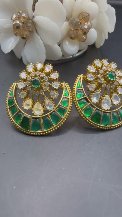 Nazia Emerald Chandbali