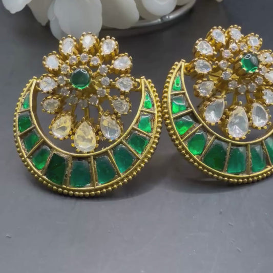 Nazia Emerald Chandbali