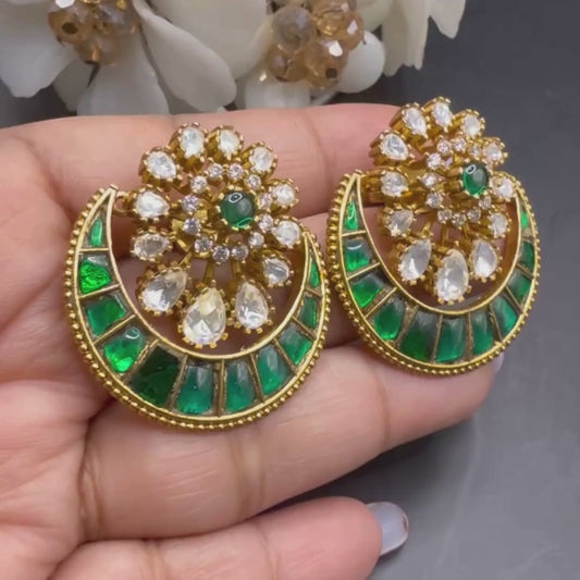 Nazia Emerald Chandbali